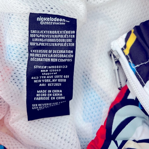 MEMBERS ONLY Graphic Hooded Windbreaker Pop Art Rugrat Design Size Small NWT🔥 - Picture 7 of 8